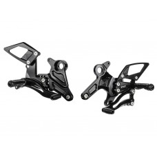 Bonamici Racing Aluminium Rearsets for the Kawasaki Z650/Ninja 650 2017-2019